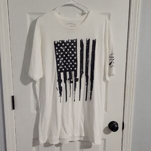 Grunt Style White and Black Graphic Tee